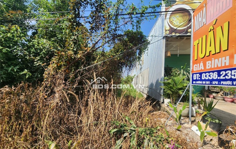 NGÂN HÀNG THANH LÝ NHÀ MT 12M, ĐƯỜNG NHỰA 8M, DT 1116M2, PHÚ GIÁO BD